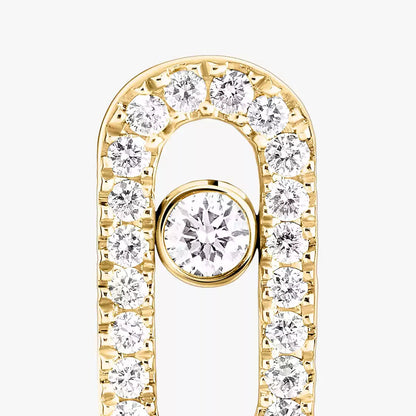 [⭐Haelin Jewelry]Move Uno Diamond Earrings