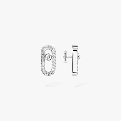 [⭐Haelin Jewelry]Move Uno Diamond Earrings