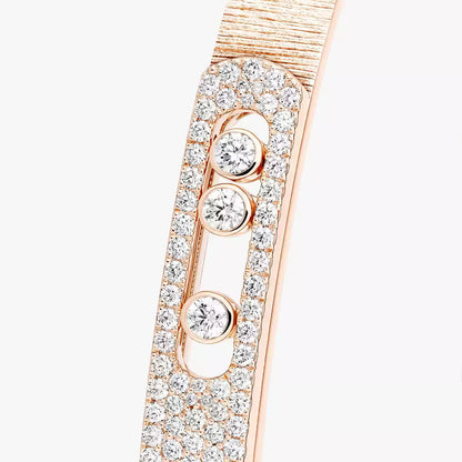 [⭐Haelin Jewelry]Move Noa Ciselé half pavé bangle
