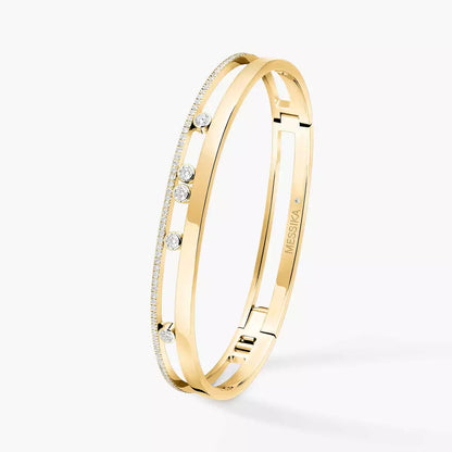 [⭐Haelin Jewelry]Move Romane Diamond Bangle Bracelet