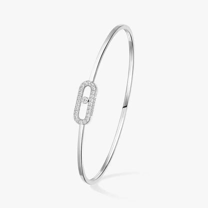 [⭐Haelin Jewelry]Move Uno pavé flex bangle medium
