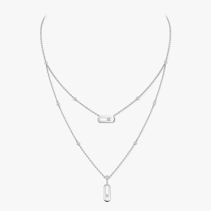[⭐Haelin Jewelry] Move Uno Diamond Necklace