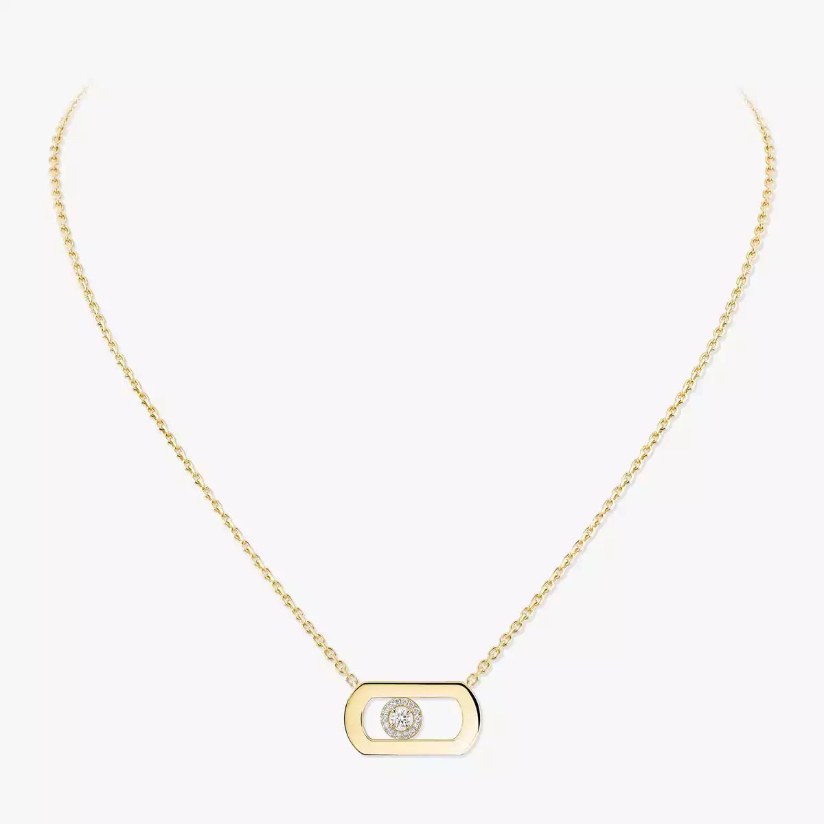 [⭐Haelin Jewelry]So Move Diamond Necklace in Gold
