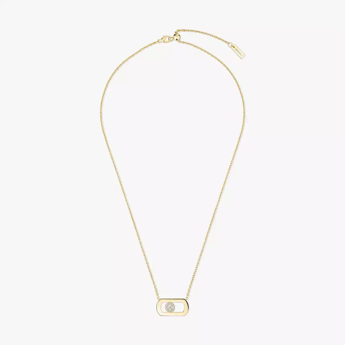 [⭐Haelin Jewelry]So Move Diamond Necklace in Gold