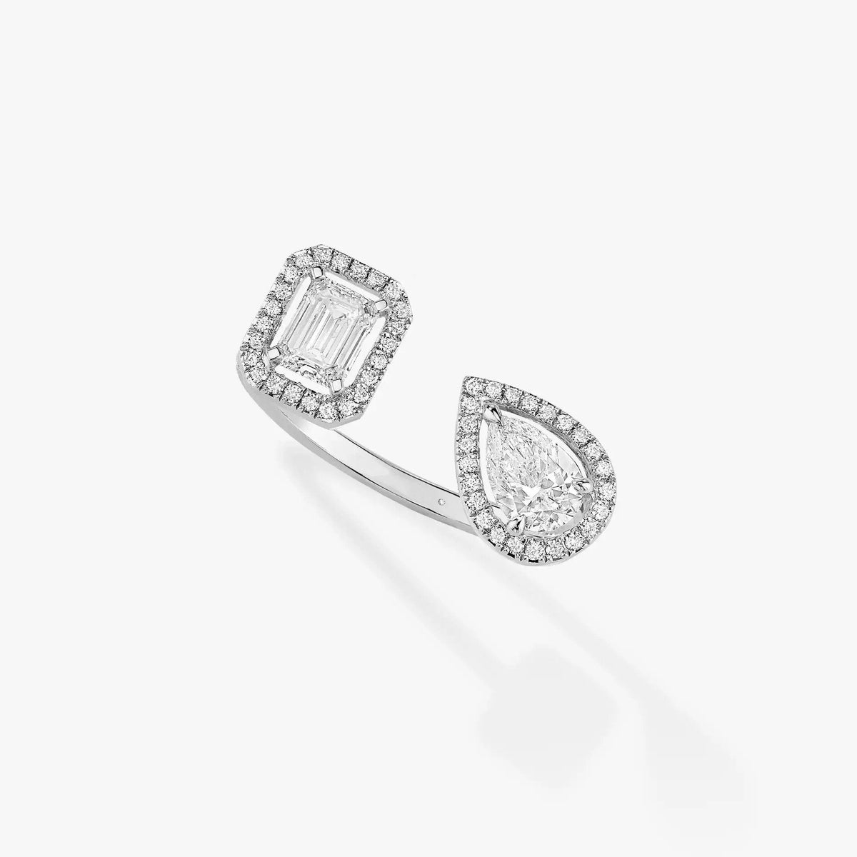 [⭐Haelin Jewelry]MY TWIN TOI & MOI SILVER DIAMOND RING
