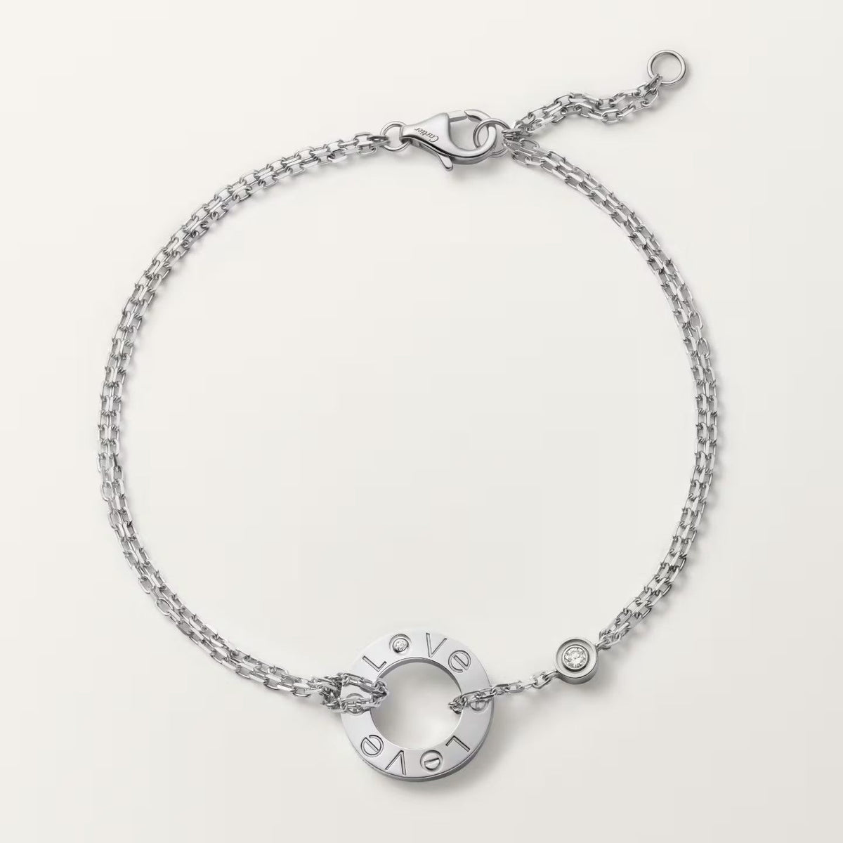 [⭐Haelin Jewelry]LOVE BRACELET 2 DIAMOND