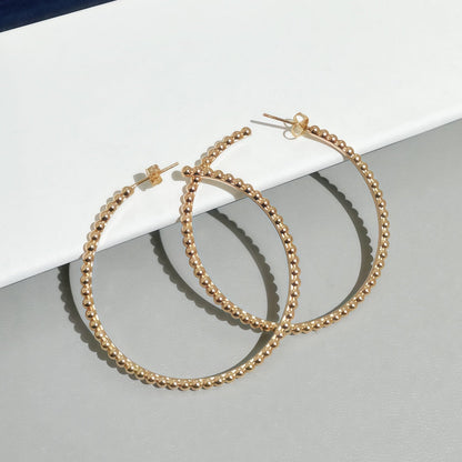 [⭐Haelin Jewelry] SMOOTH BEAD STUD EARRINGS