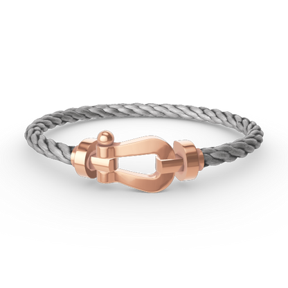 [⭐Haelin Jewelry]FORCE LARGE HORSESHOE NO DIAMOND BRACELET ROSE GOLD