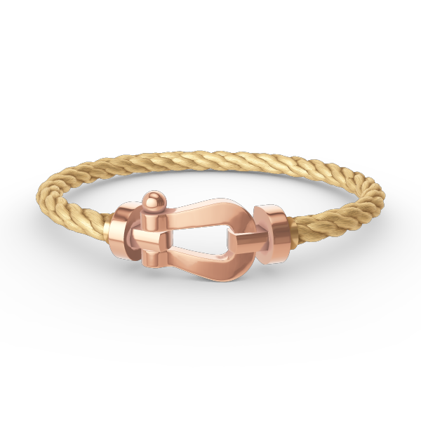 [⭐Haelin Jewelry]FORCE LARGE HORSESHOE NO DIAMOND BRACELET ROSE GOLD