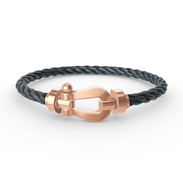 [⭐Haelin Jewelry]FORCE LARGE HORSESHOE NO DIAMOND BRACELET ROSE GOLD