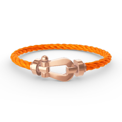 [⭐Haelin Jewelry]FORCE LARGE HORSESHOE NO DIAMOND BRACELET ROSE GOLD