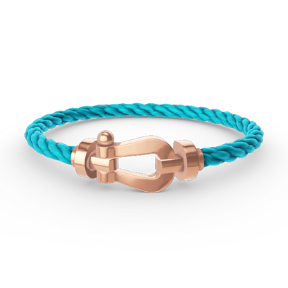 [⭐Haelin Jewelry]FORCE LARGE HORSESHOE NO DIAMOND BRACELET ROSE GOLD