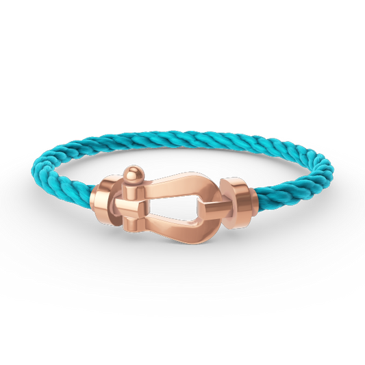 [⭐Haelin Jewelry]FORCE LARGE HORSESHOE NO DIAMOND BRACELET ROSE GOLD
