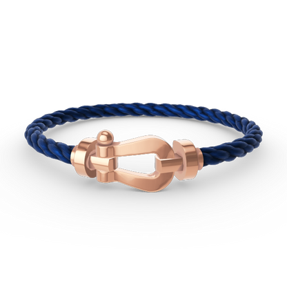 [⭐Haelin Jewelry]FORCE LARGE HORSESHOE NO DIAMOND BRACELET ROSE GOLD
