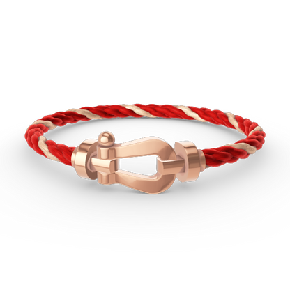 [⭐Haelin Jewelry]FORCE LARGE HORSESHOE NO DIAMOND BRACELET ROSE GOLD