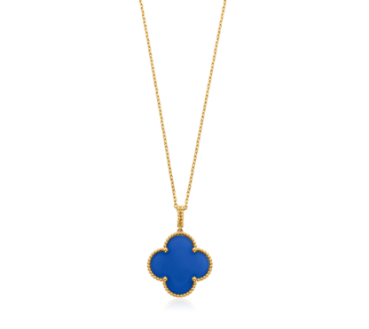 [⭐Haelin Jewelry]CLOVER 25MM NECKLACE TURQUOISE ROSE GOLD