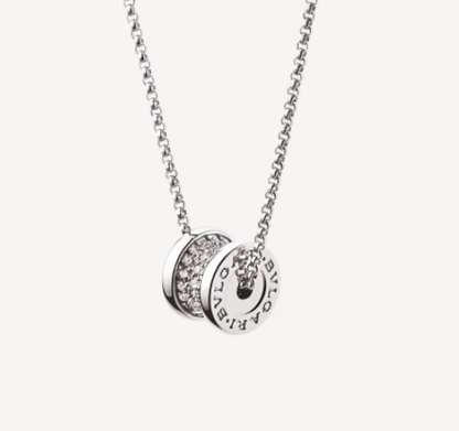 [⭐Haelin Jewelry]ZERO 1 SILVER DIAMOND NECKLACE