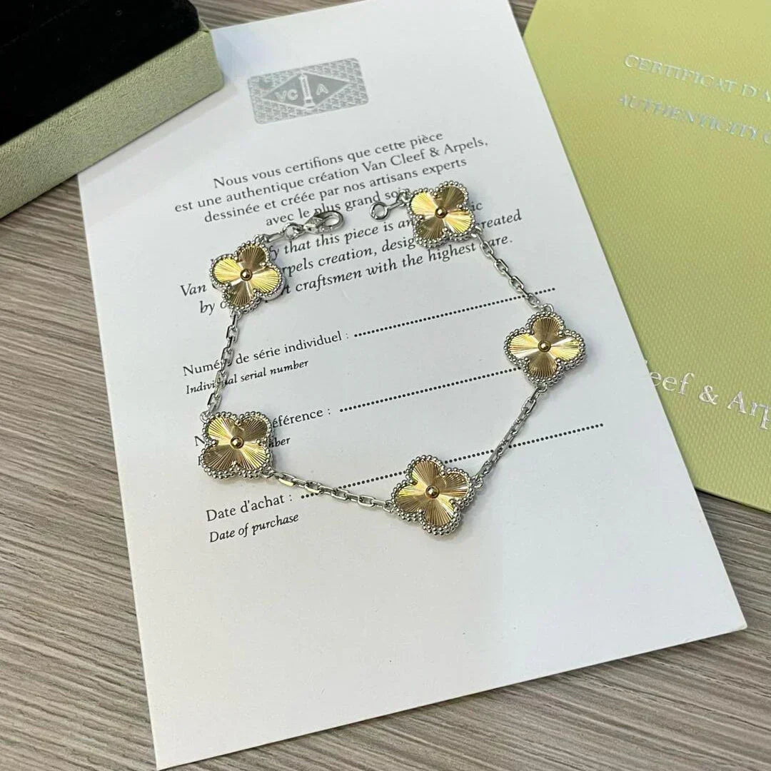 [⭐Haelin Jewelry] CLOVER 5 MOTIF LASER BRACELET COLLECTION