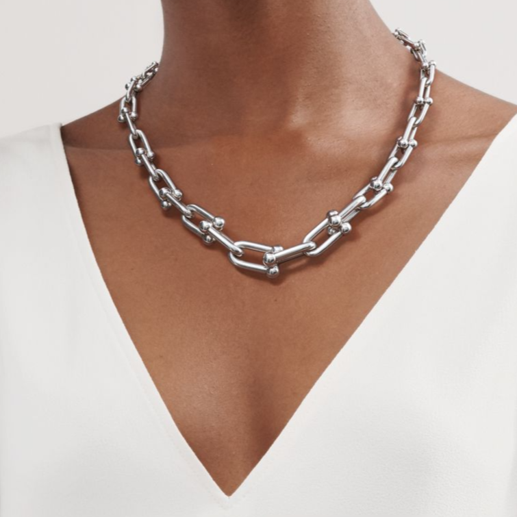 [Haelin Jewelry]HARDWEAR SILVER CHOKER