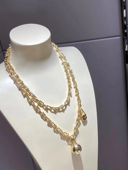 [Haelin Jewelry]HARDWEAR WRAP NECKLACE
