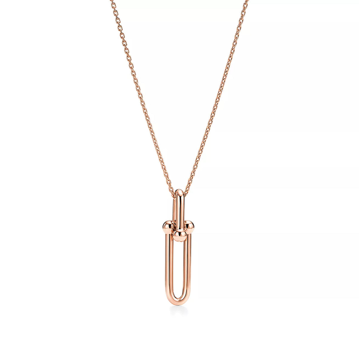 [Haelin Jewelry]HARDWEAR DROP DOUBLE LINK PEDANT NECKLACE