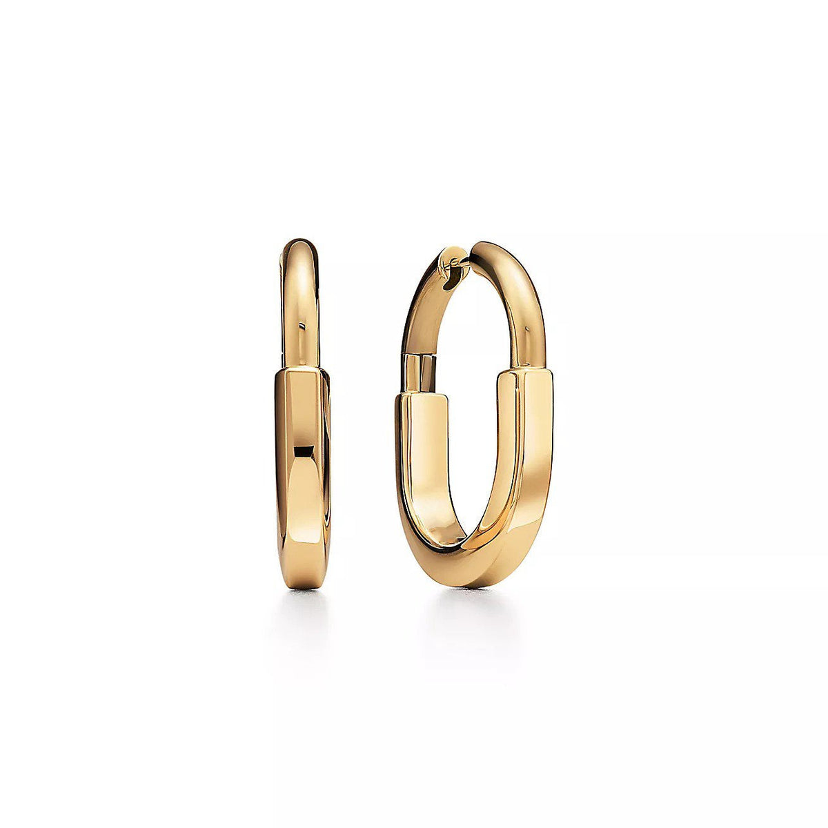 [Haelin Jewelry]LOCK MEDIUM EARRINGS