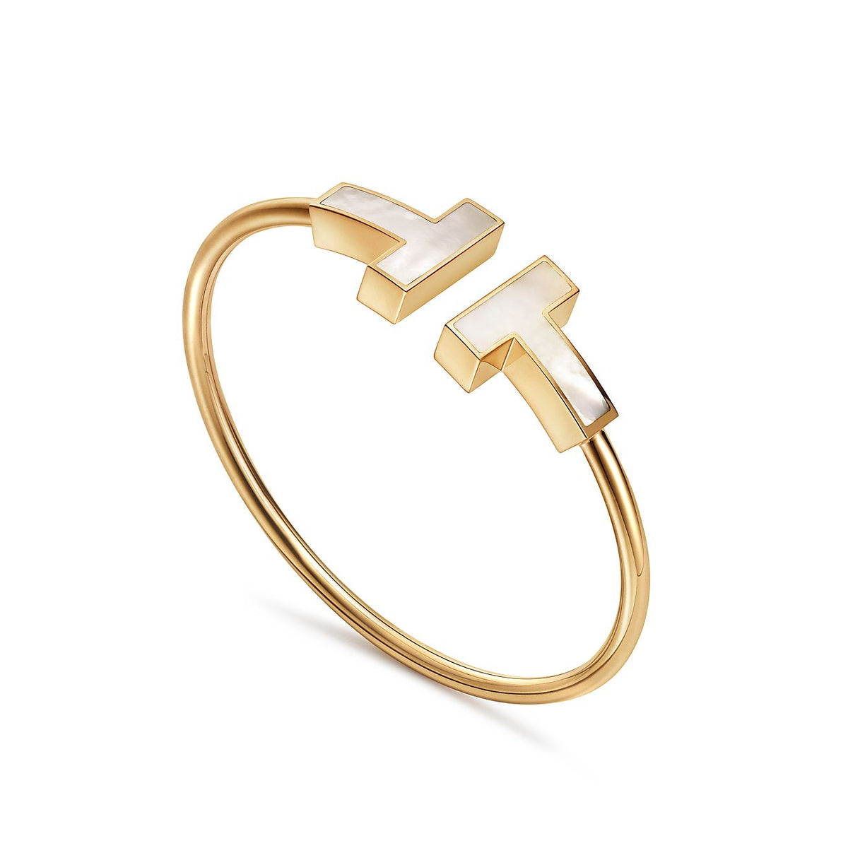 [Haelin Jewelry]T WIDE MOP OPEN BRACELET