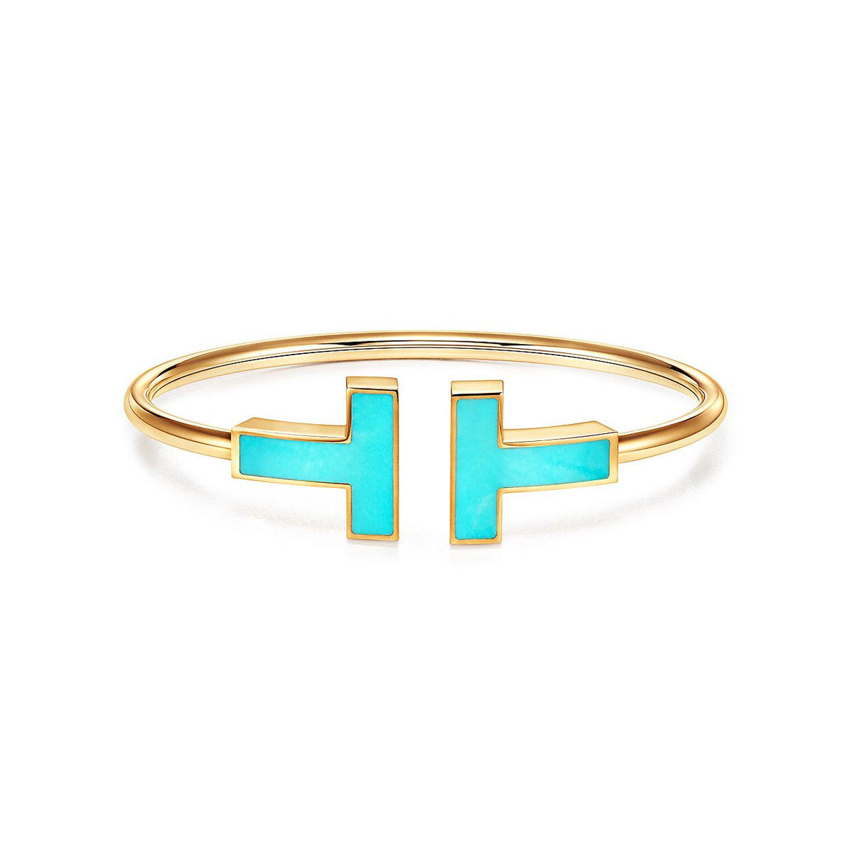 [Haelin Jewelry]T WIDE TURQUOISE OPEN BRACELET