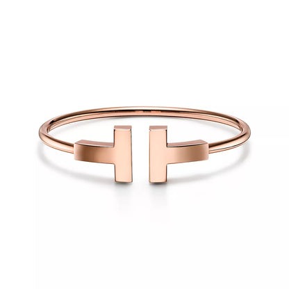 [Haelin Jewelry]T WIDE WIRE BRACELET