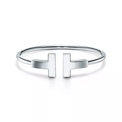 [Haelin Jewelry]T WIDE WIRE BRACELET