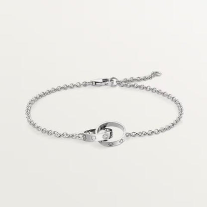 [⭐Haelin Jewelry]LOVE BRACELET DOUBLE RING