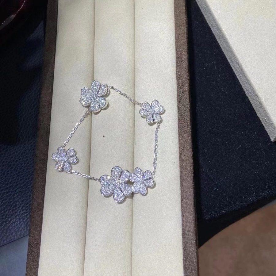 [⭐Haelin Jewelry]FRIVOLE SILVER 5 FLOWERS BRACELET