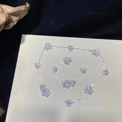 [⭐Haelin Jewelry]FRIVOLE SILVER 5 FLOWERS BRACELET