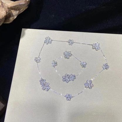 [⭐Haelin Jewelry]FRIVOLE SILVER 5 FLOWERS BRACELET