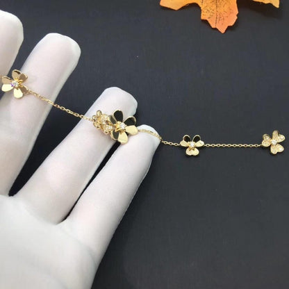 [⭐Haelin Jewelry]FRIVOLE GOLD 5 FLOWERS BRACELET