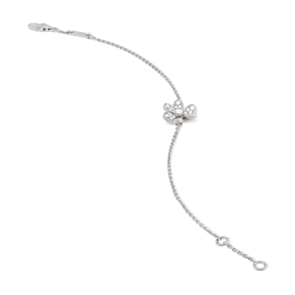 [⭐Haelin Jewelry]FRIVOLE SILVER FLOWER DIAMOND BRACELET
