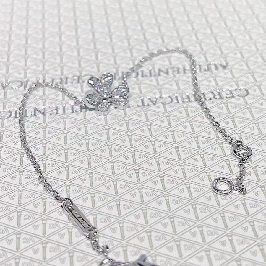 [⭐Haelin Jewelry]FRIVOLE SILVER FLOWER DIAMOND BRACELET