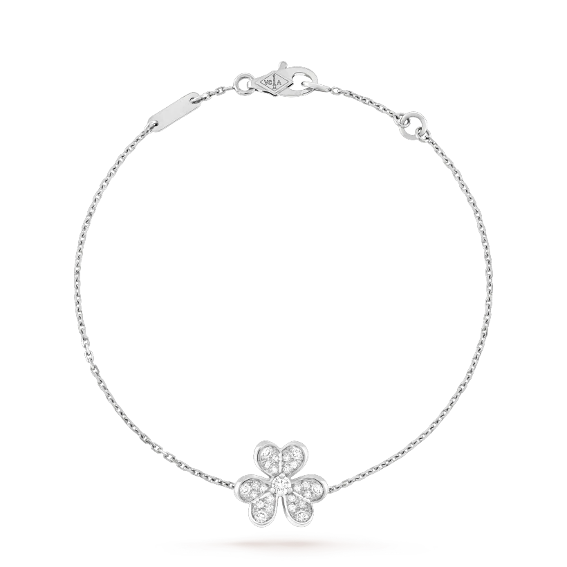 [⭐Haelin Jewelry]FRIVOLE SILVER FLOWER DIAMOND BRACELET