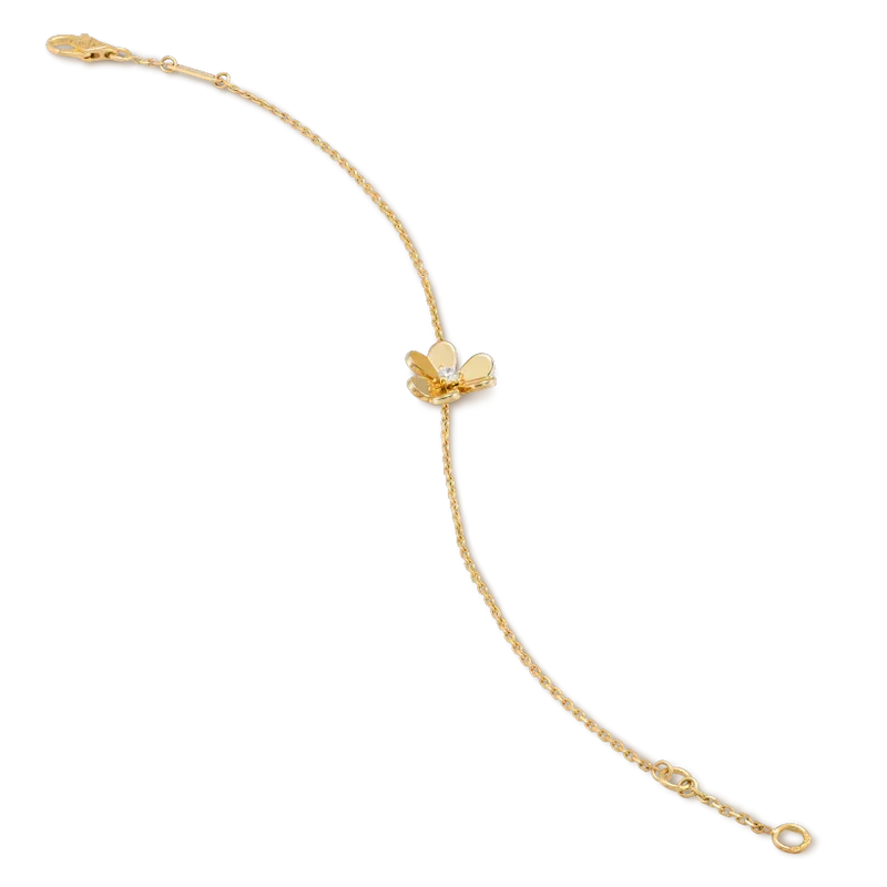 [⭐Haelin Jewelry]FRIVOLE GOLD FLOWER PINK MALACHITE BRACELET