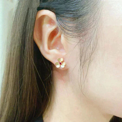 [⭐Haelin Jewelry]FRIVOLE  FLOWER PINK EARRINGS
