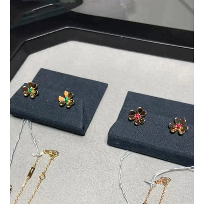 [⭐Haelin Jewelry]FRIVOLE  FLOWER PINK EARRINGS