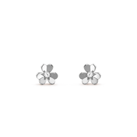 [⭐Haelin Jewelry]FRIVOLE MINI SILVER FLOWER EARRINGS