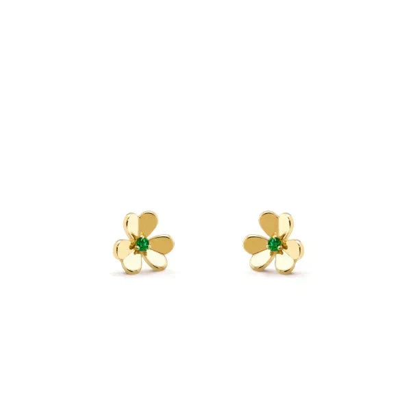 [⭐Haelin Jewelry]FRIVOLE  FLOWER MALACHITE EARRINGS