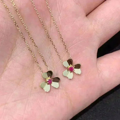 [⭐Haelin Jewelry]FRIVOLE GOLD FLOWER NECKLACE