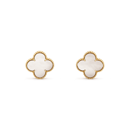 [⭐Haelin Jewelry]CLOVER MINI GOLD EARRINGS