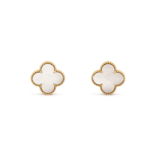 [⭐Haelin Jewelry]CLOVER MINI GOLD EARRINGS