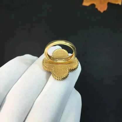 [⭐Haelin Jewelry]CLOVER MALACHITE RING