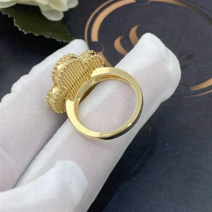[⭐Haelin Jewelry]CLOVER WHITE MOP RING