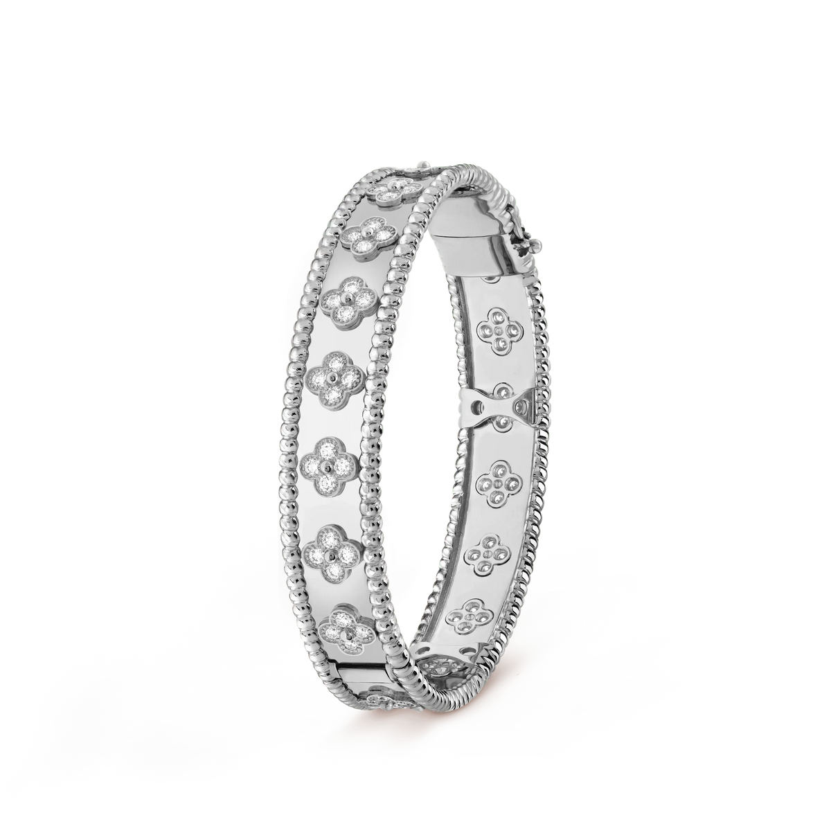 [⭐Haelin Jewelry]CLOVER BRACELET 8MM DIAMONDS