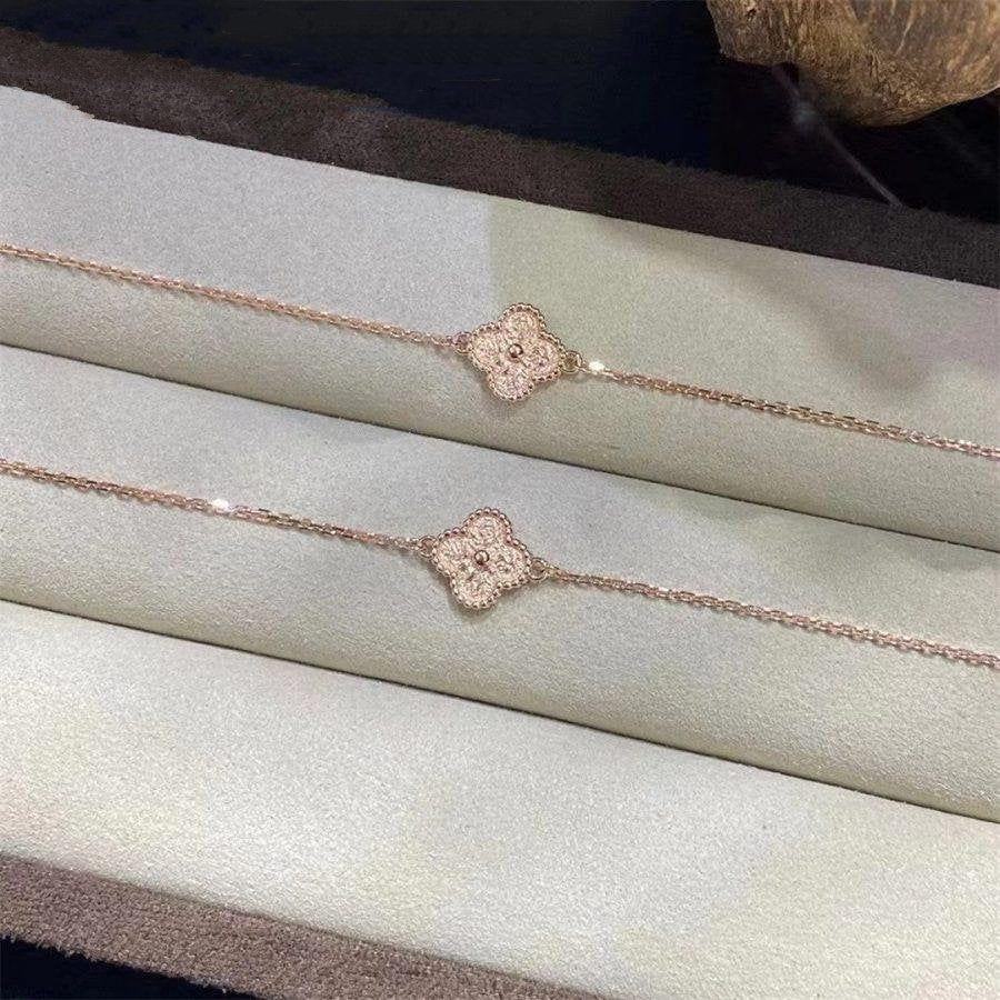 [⭐Haelin Jewelry]CLOVER SINGLE FLOWER BRACELET